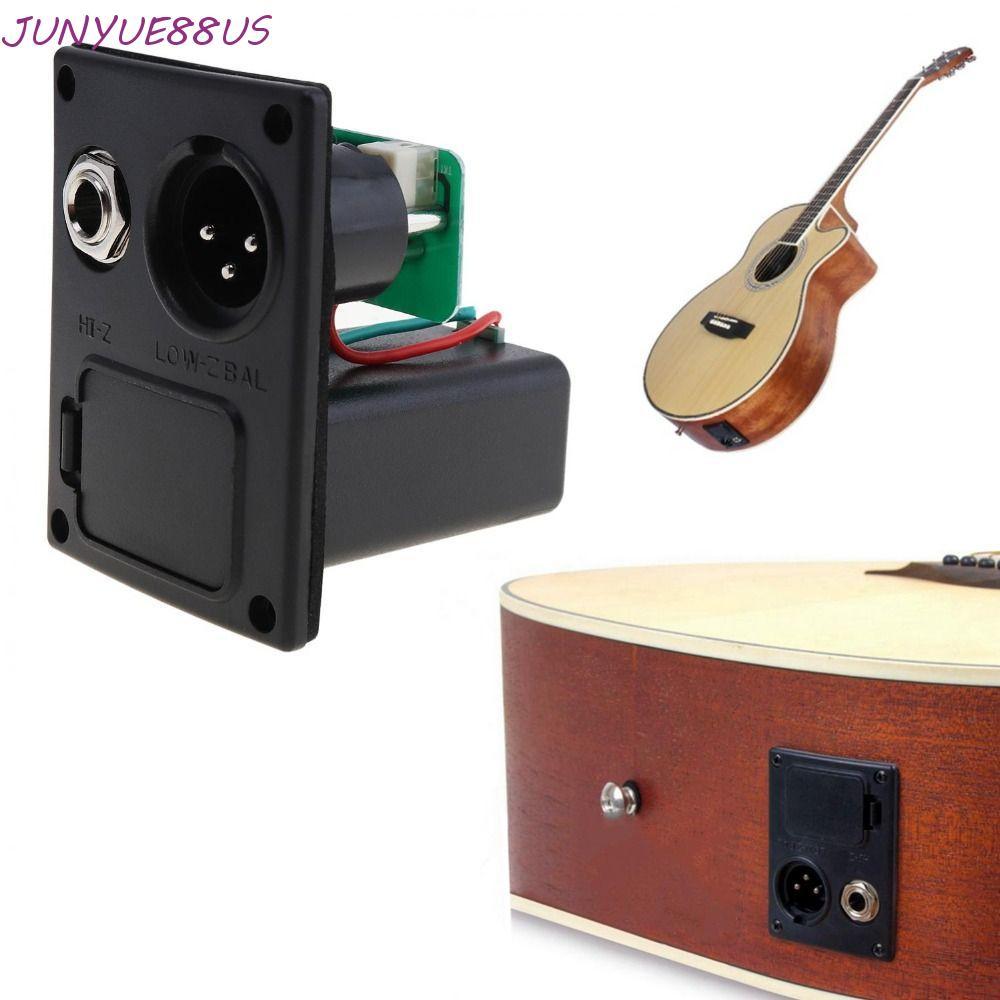 JUNYUE88US Band Acoustic Guitar Preamp, LC-5/4 5 Band Guitar Tuner System, Amplifier EQ Equalizer พร