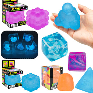 Super Solid Squishy Rebound ของเล่น Needoh Nice Cube Pinch D…