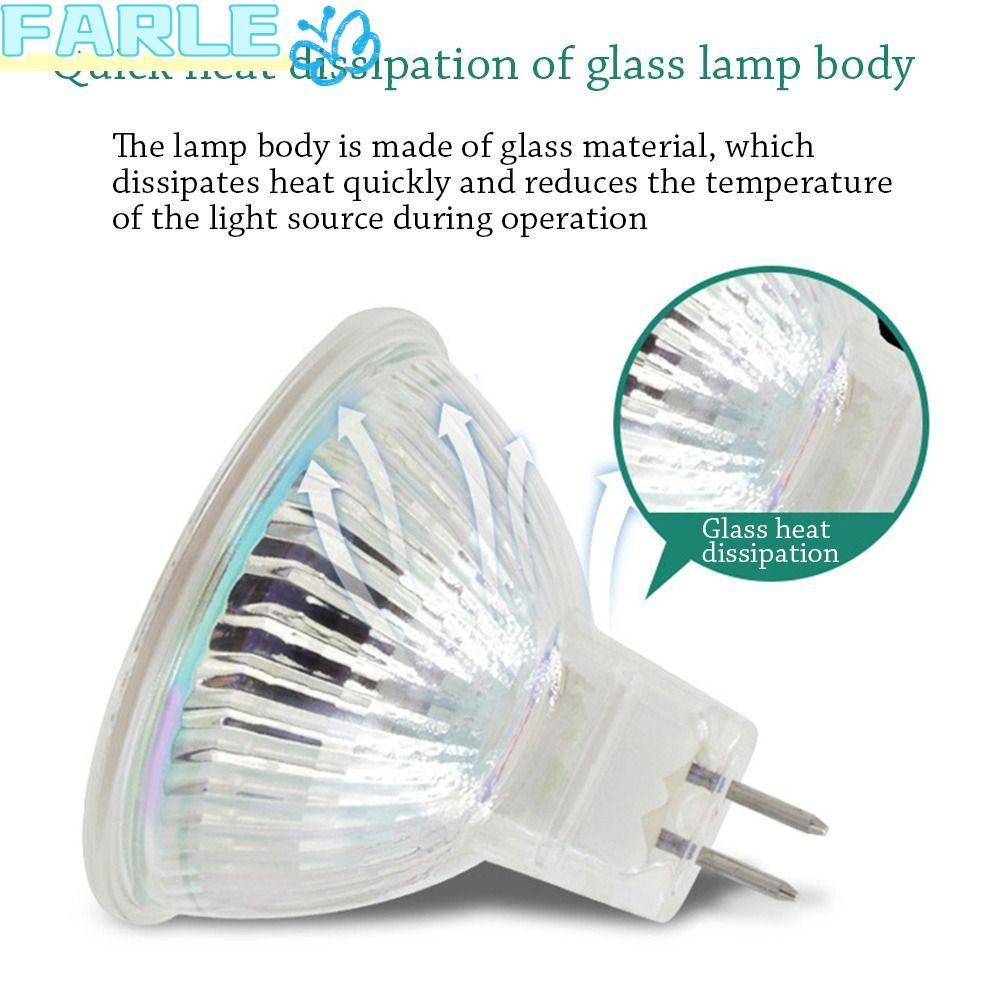 FARL หลอดไฟ LED Warm 220V/12V 5W/3W Mini MR11/MR16/GU10
