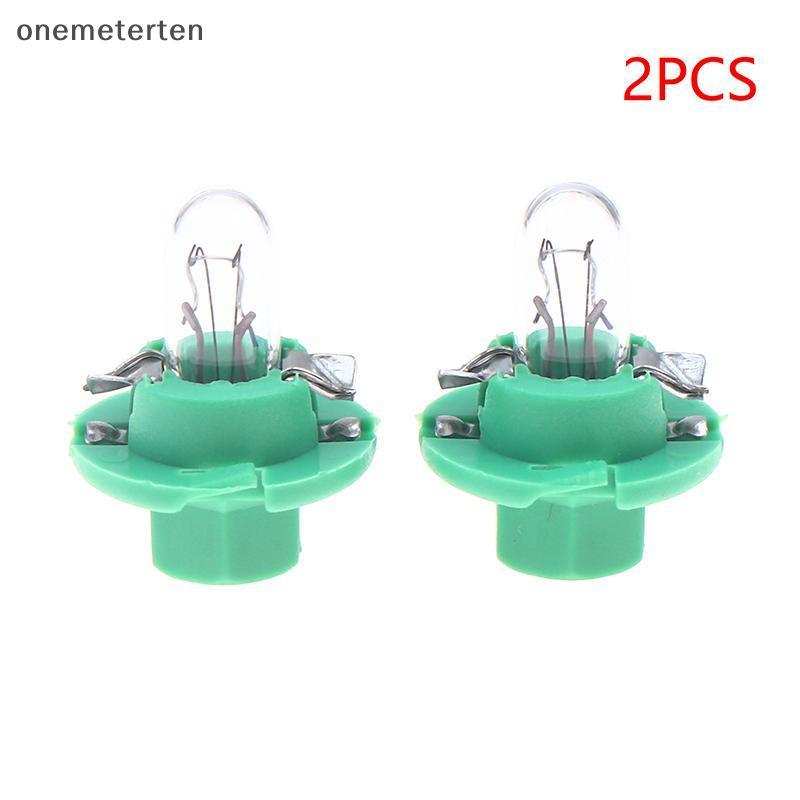 Rten 2pcs T5 หลอดไฟสําหรับแดชบอร์ดรถเครื่องมือ 12V 1.2W 1.5W 2 W/สีเขียว/สีเหลืองฐานเครื่องมือตัวบ่งชี้หลอดไฟ N
