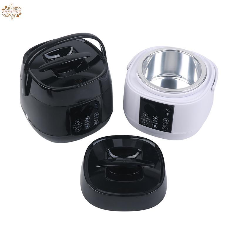Ank Wax เครื่องทําความร้อนสําหรับกําจัดขนขี้ผึ้งละลายอุ่นหม้อ LCD แสดงอุณหภูมิ Depilatory Wax Beans เครื่องทําความร้อน EN