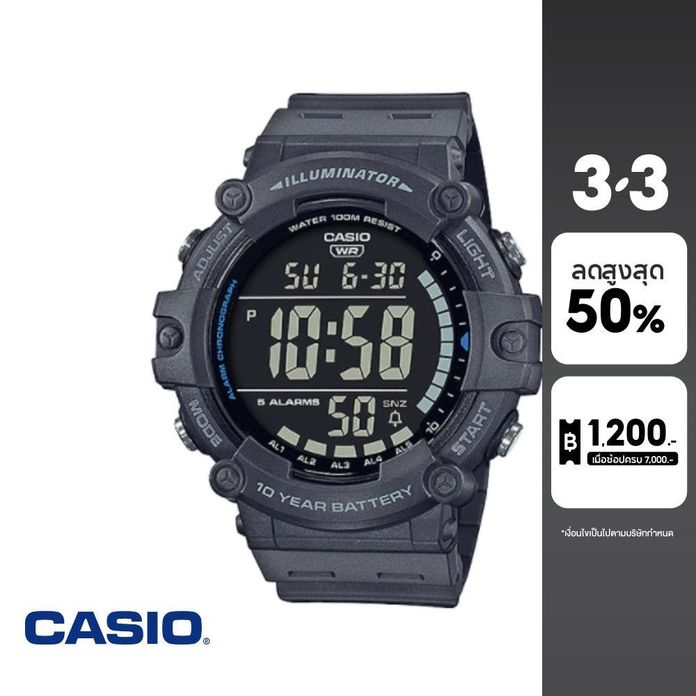 CASIO นาฬิกาข้อมือ CASIO รุ่น AE-1500WH-8BVDF วัสดุเรซิ่น สีเทา สินค้า