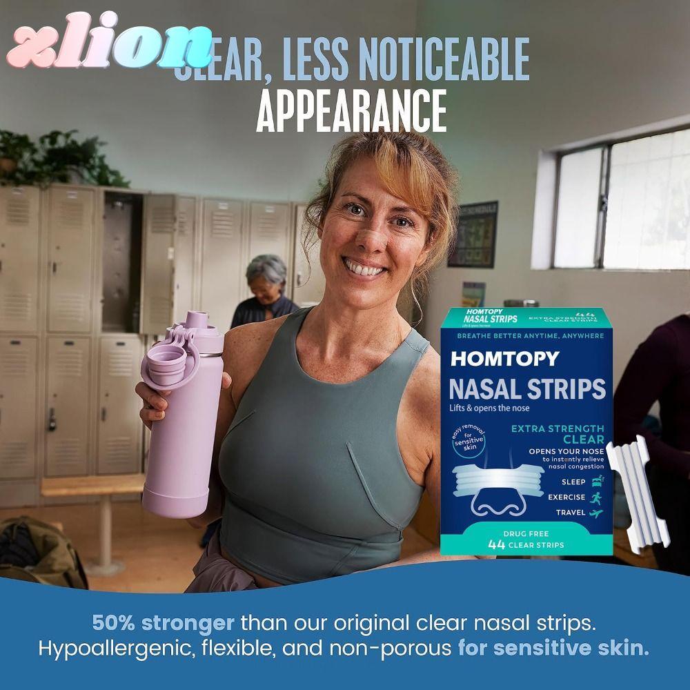 ZLION Extra Strenght Nasal Strip, Better Breathe Strong Sleeping Aid Nose Strips, Sensitive Skin Sto