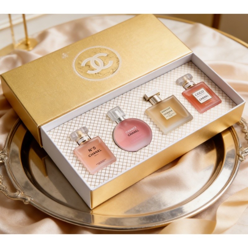 ((Mu Mu) Fragrance Medium Sample Set Collection!กล่องขาว/กล่องดํา 5ml ชุดห้าชิ้น/สูง-Ding 7.5ml 19 ช