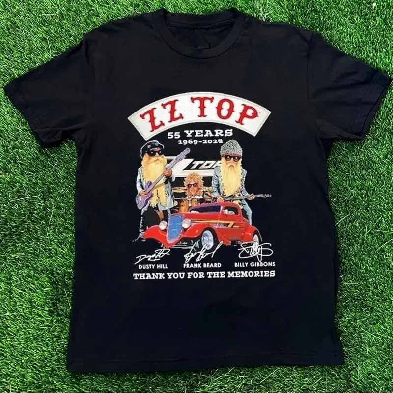เสื้อ ZZ Top 55 ปี 1969- Thank You For The Memories Signatures รุ่น YA66