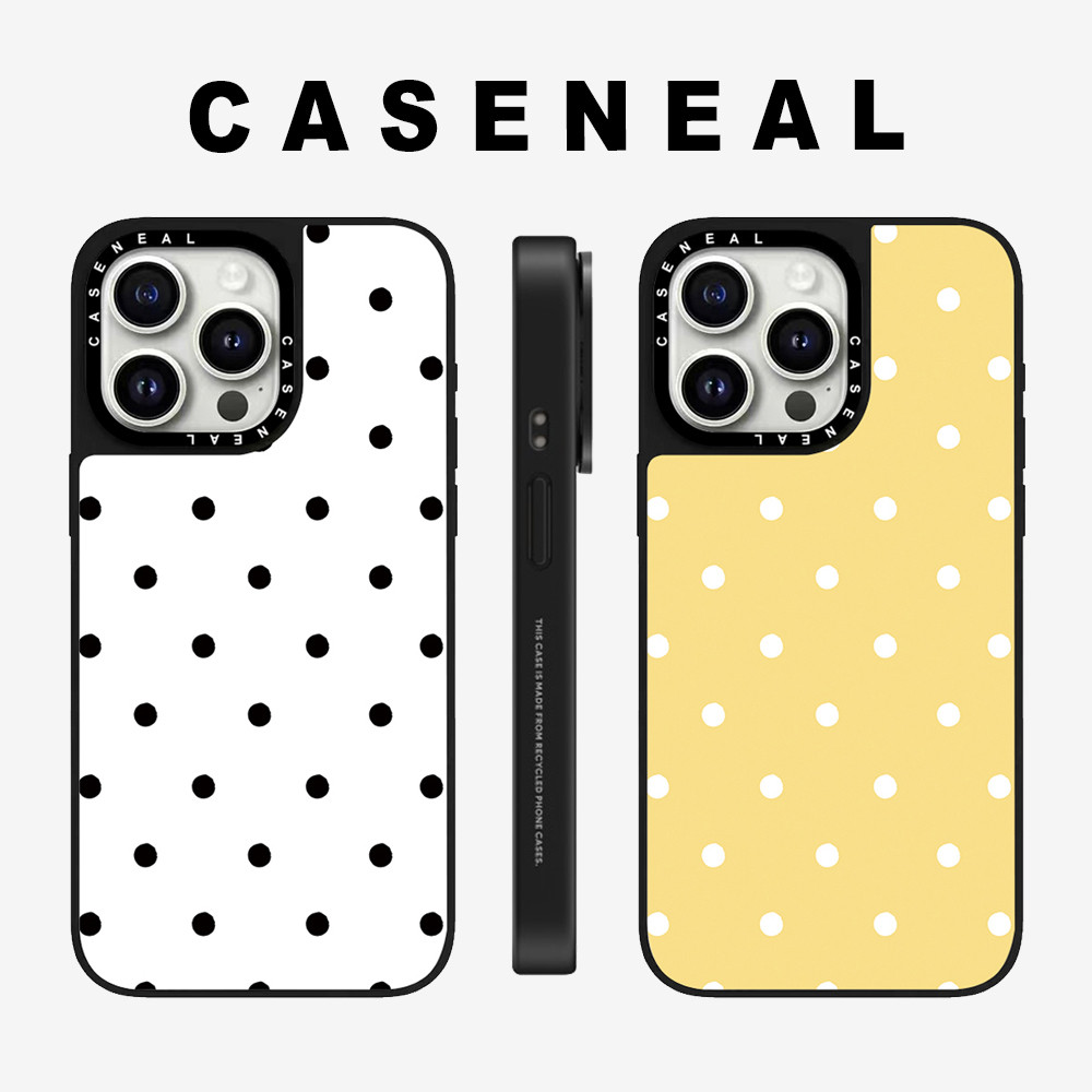 Drop proof CASENEALเคสโทรศัพท์สําหรับiPhone 17ProMax 17pro 17 air 16promax 16 15promax 15 14promax 13 13promax hard Case polka dot 12 12PromaxกรณีiPhone 11กรณีคุณภาพสูง