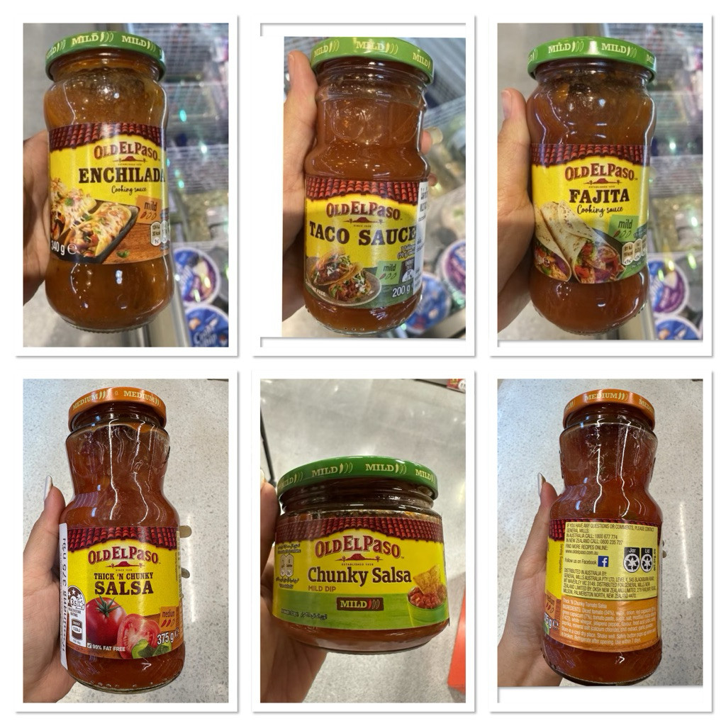 ซอส สำหรับ ทาโก้ ชนิดเผ็ดน้อย ตรา โอลด์ เอล พาโซ 200 Ml. Mild Taco Sauce Old El Paso / Fajita / Ench