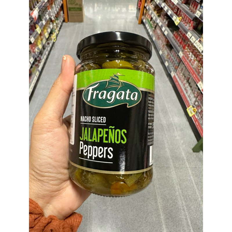 Fragata Nacho Jalapenos Peppers 350 G. พริกฆาลาเปญโญดอง ในน้ำเกลือ ( ตรา ฟรากาตา )
