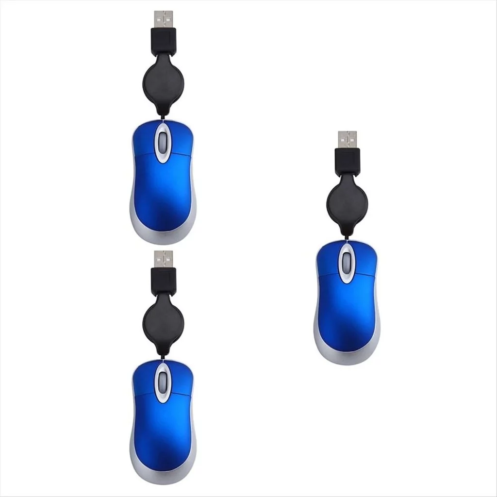 Wayne Stella เมาส์สาย USB แบบพับเก็บได้ thumbnail 4