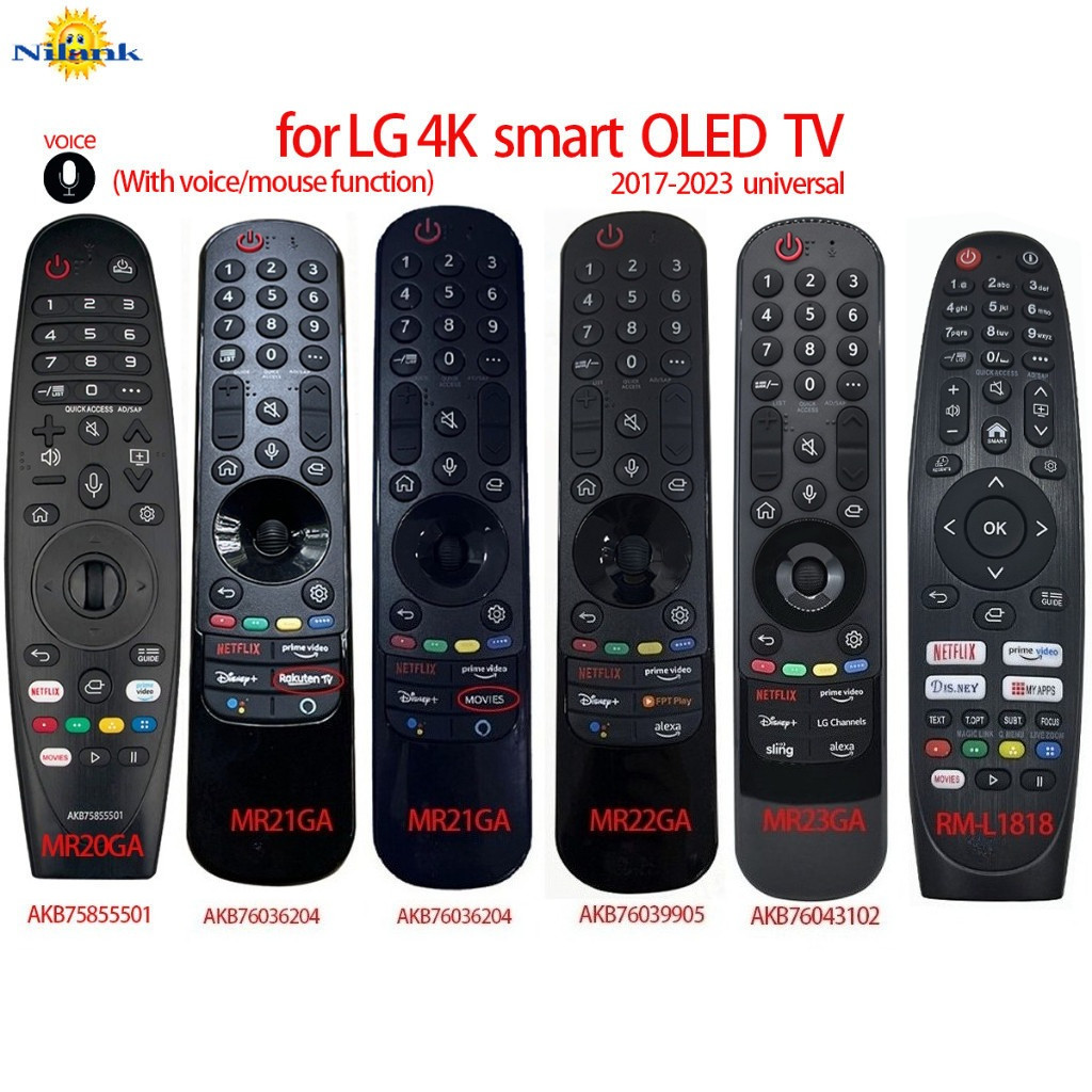 สั่งงานด้วยเสียง / เมาส์ Magic รีโมท remote รีโมททีวี LG Smart TV 4K MR20GA MR21GA MR22GA MR23GA