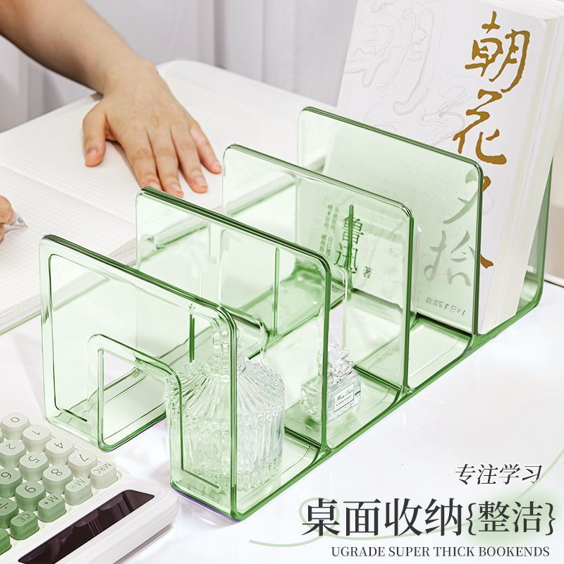 New Product#Transparent textured book stand for reading, ultra-thick desktop book holder, fixed book