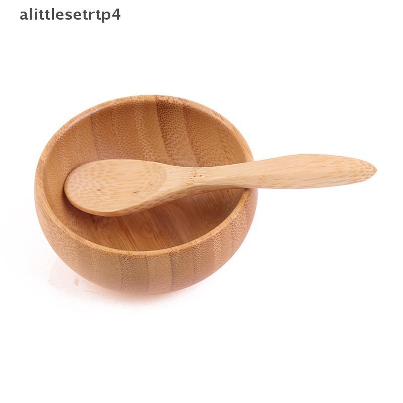 AA ไม้ไผ่พอกหน้าชามช้อนครีมชามครีมบํารุงรอบดวงตาแต่งหน้าเครื่องสําอางไม้หน้ากาก Refillacle ขวดชาม TH