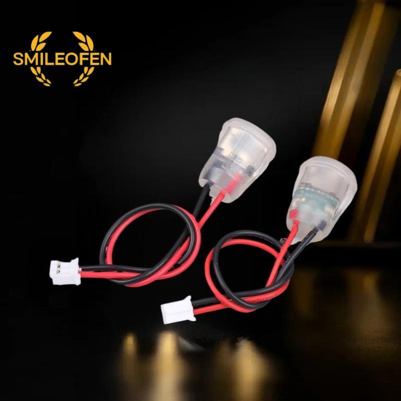 [Smileofen] 1/3/5Pcs Type C หญิง Soet Ja Connectors กันน้ํา 2 สายผมเปียพร้อมไฟ LED 3A 5V Fast Charge