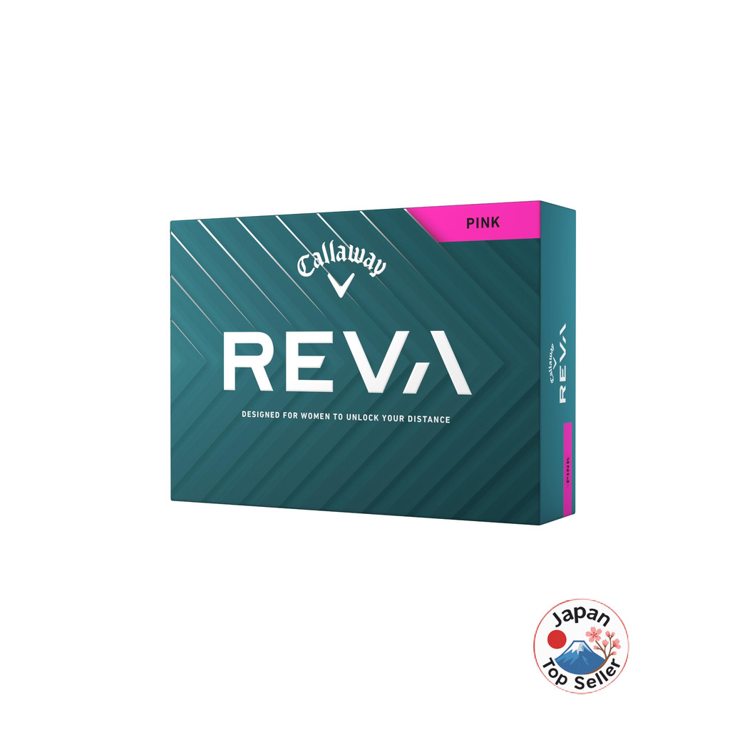 【สินค้าญี่ปุ่นแท้】ลูกกอล์ฟ Callaway REVA 25 Golf Ball รุ่น REVA จาก Callaway