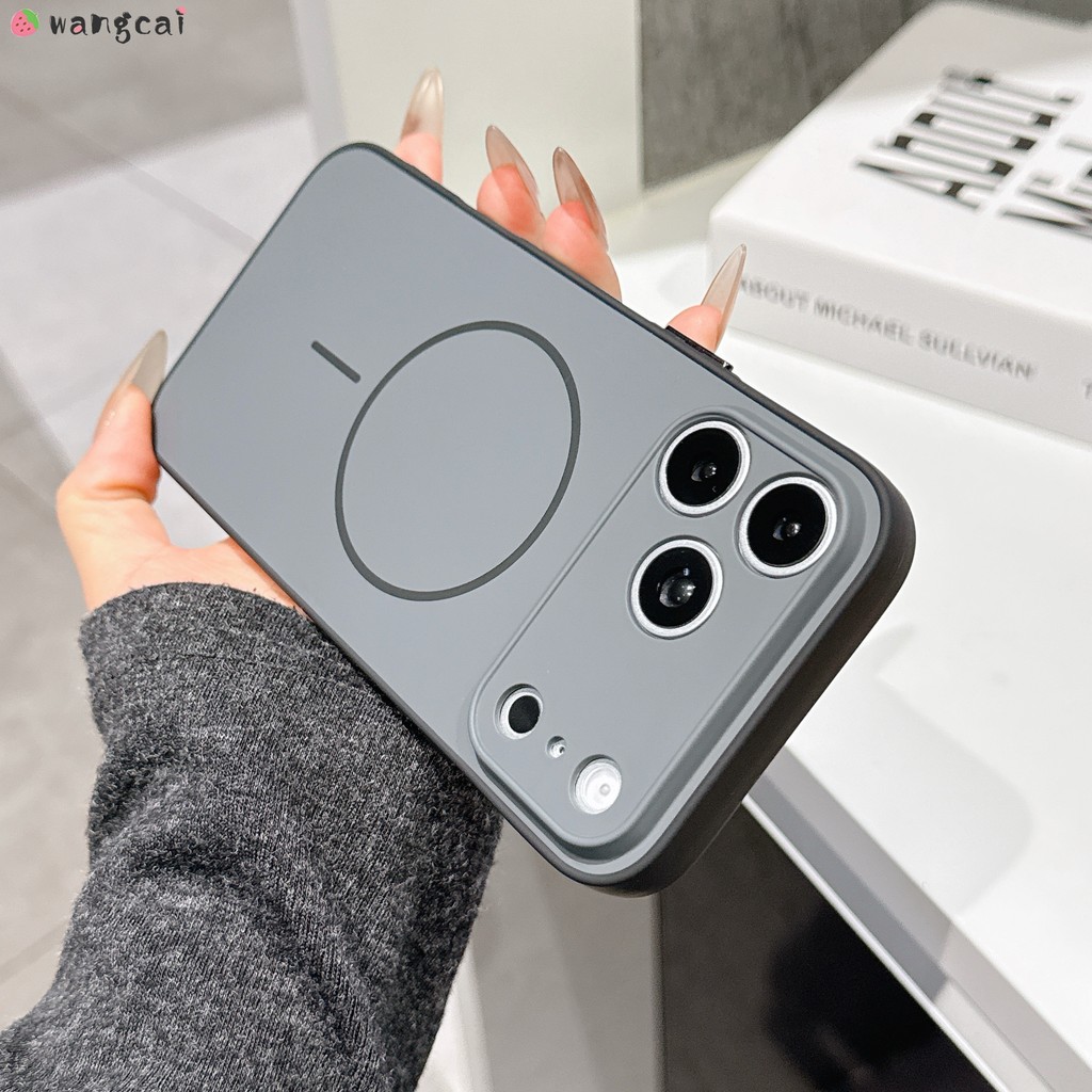 สําหรับRedmi 15 15C 15R 14C 14R 13 13C 13R 12R Redmi15C 5G 4Gเคสโทรศัพท์ปุ่มอิสระสีส้มที่มีสีสันสีดํ