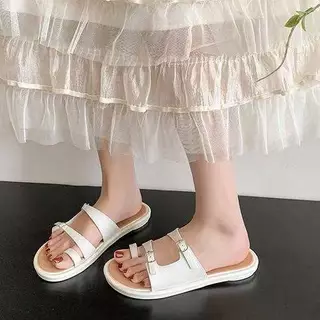ToyNo.1🧸 พร้อมส่ง🧸"LT-2505" รองเท้าแตะแบบสวม ดีเทลสายคาดเก๋ๆ พื้นหนา ใส่ไปเที่ยวทะเล ทำงานสบายๆ