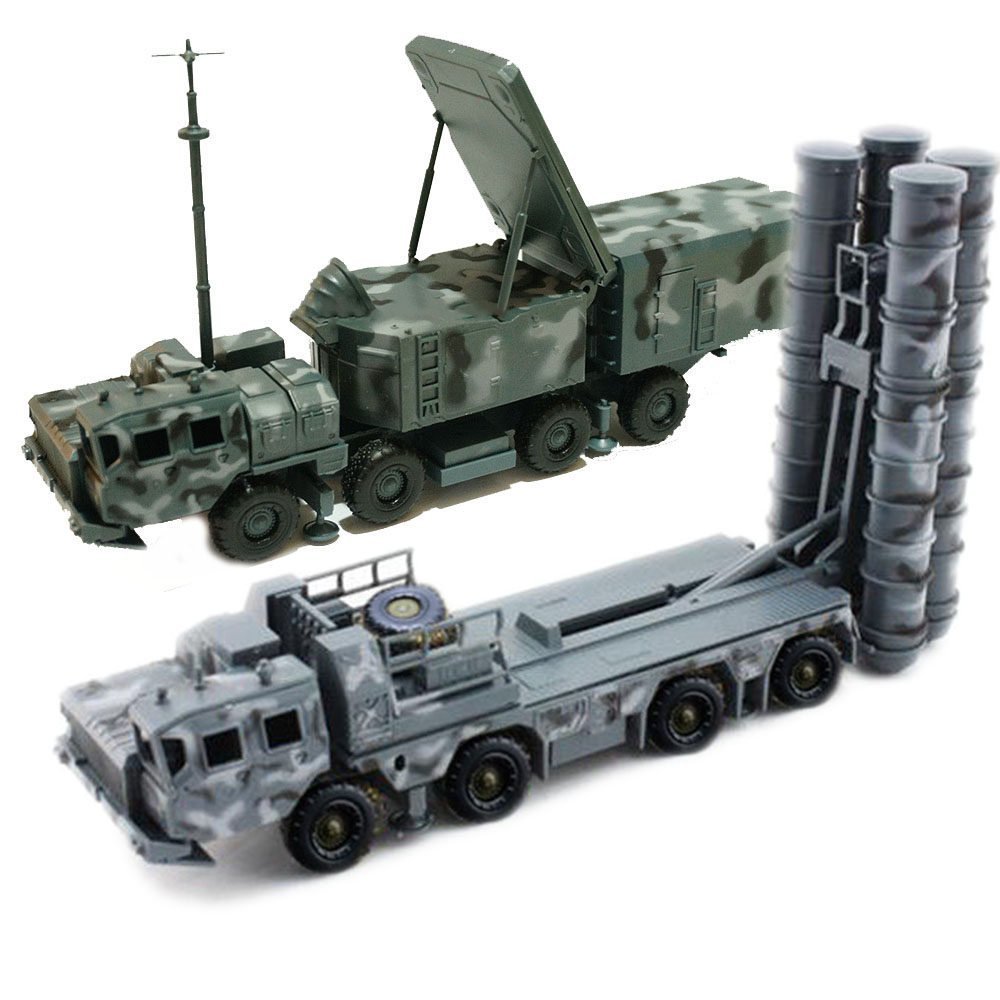 1: 72 รัสเซีย S-300 Air-Proof Missile System Ground Space Launcher Radar Car Assembly รุ่นสีสุ่ม