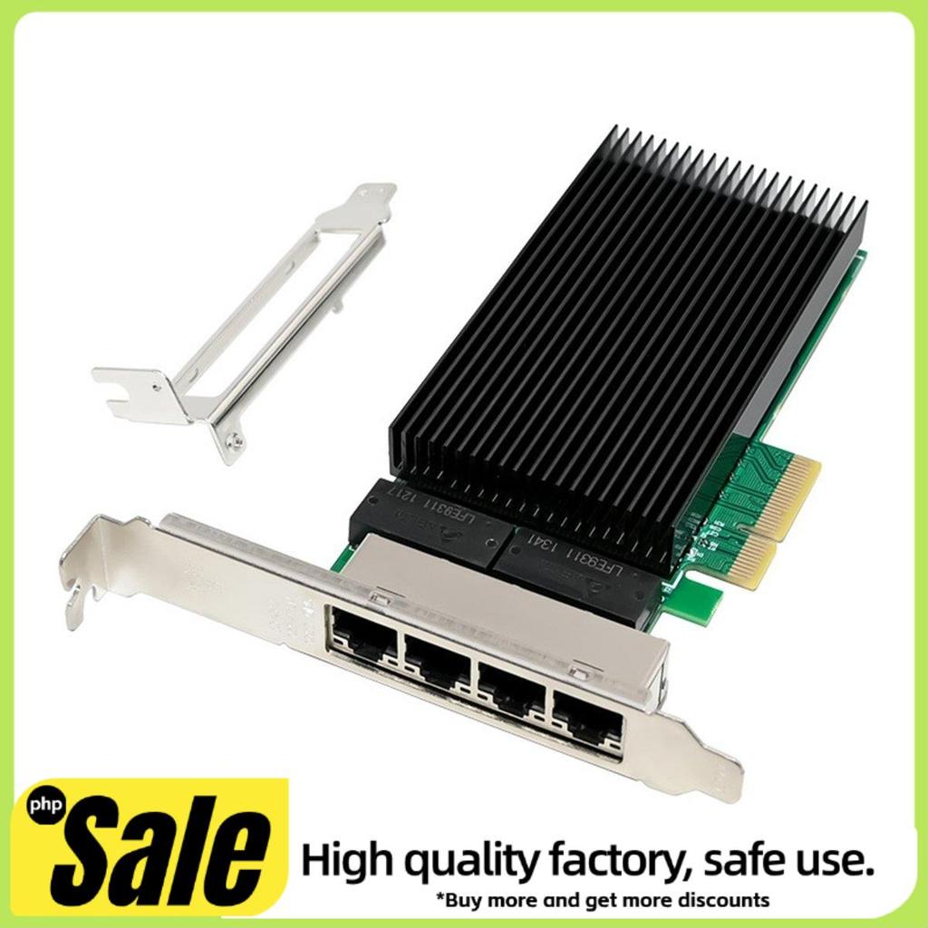 การ์ดเครือข่าย Gigabit 2.5G 4 พอร์ต RJ45 สําหรับ I226 ชิป PCI-E X4 Server Gigabit Ethernet NIC I226-