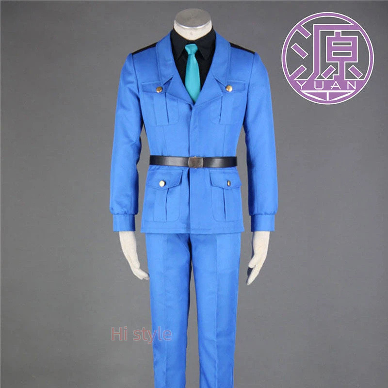 Hetalia Italy Cosplay Set สีน้ำเงิน