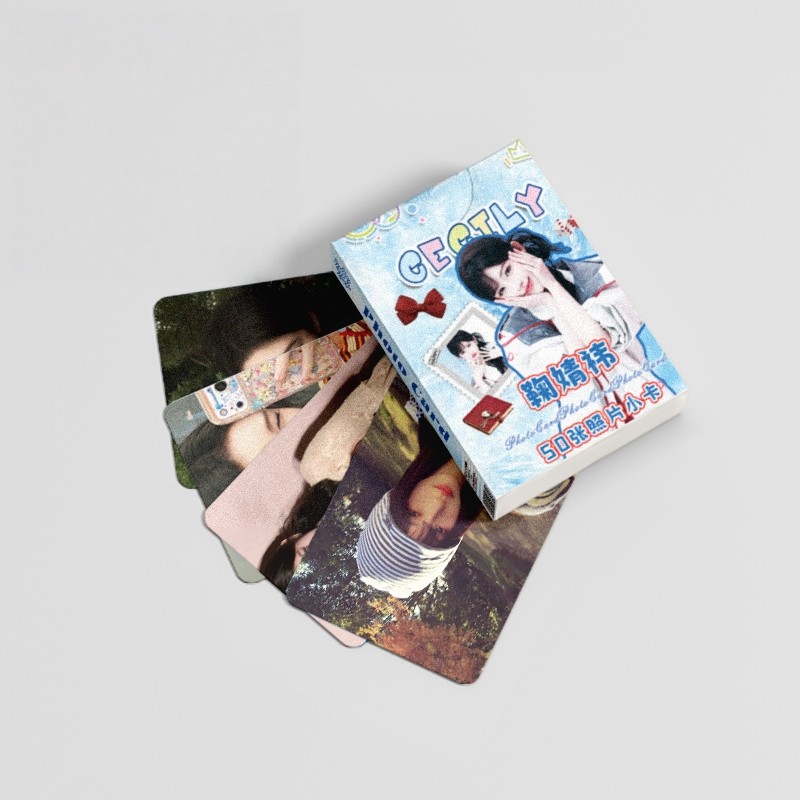 50-55pcs ละครจีน Actor Kiku Ceciliy Ju Jingyi Holographic Lomo การ์ด VEIL OF SHADOWS Qian Xiangyin เ