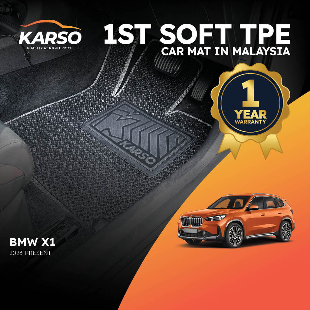 Karso Karpet Kereta พรมรถยนต์ BMW X1 (2023-ปัจจุบัน)