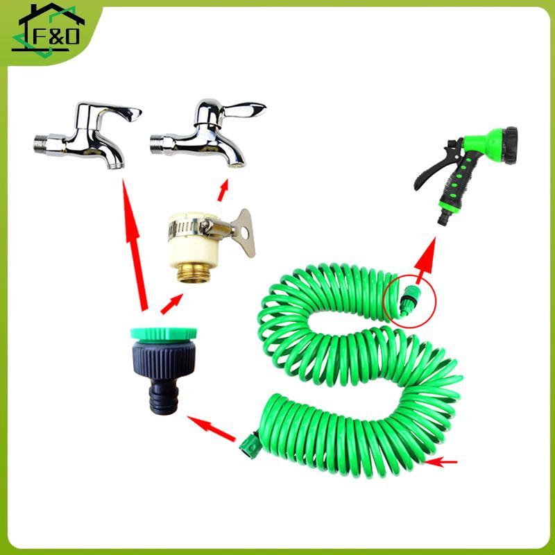 F&O ตัวเชื่อมต่อทําสวนพลาสติก 3 จุดเชื่อมต่อ Qui Connector Water Water Qui Connector ขั้วต่อก๊อกน้ํา