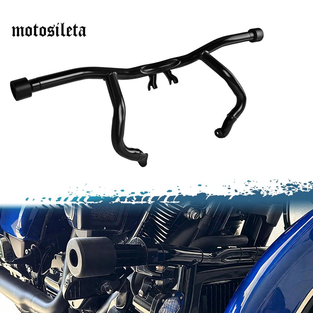 รถจักรยานยนต์ Flat-Out Highway Crash Bar Engine Guard สําหรับ Harley Touring FLHT FLHR FLTRX 14-Up