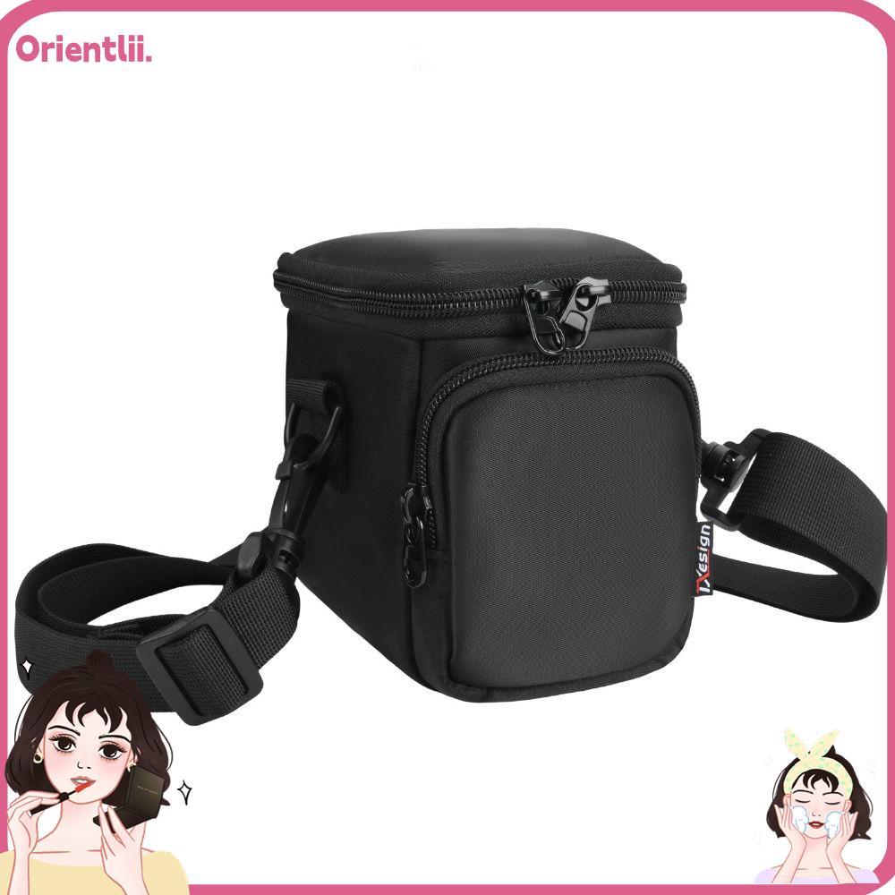ORIENTTK Camera Storage , Dual-pocket กระเป๋าเดินทางกันกระแทก, Anti-fall Anti-scratch พร้อมสายคล้องไ
