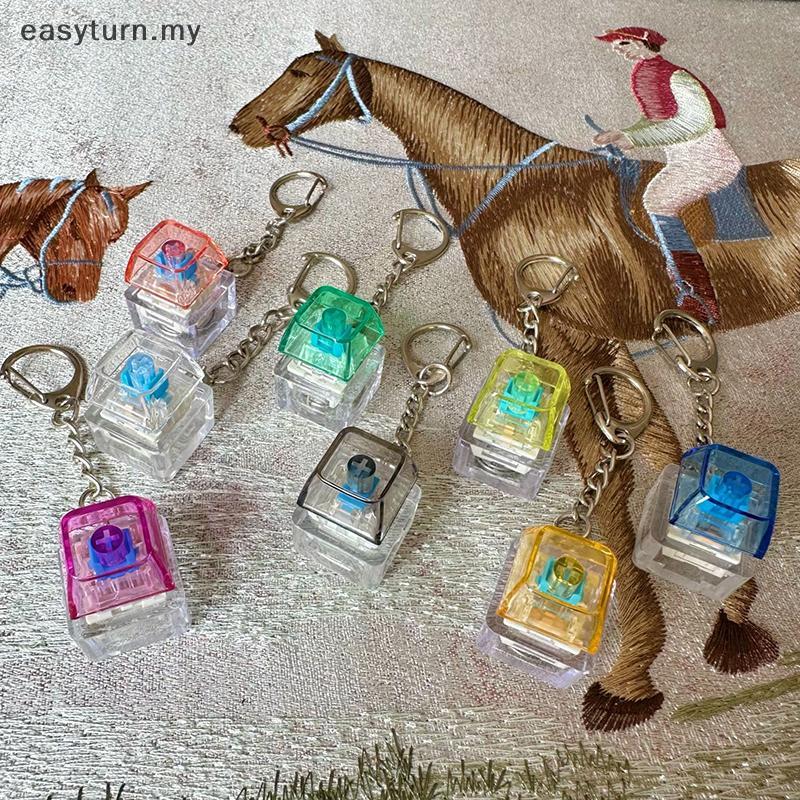 Eas Creative Keycap พวงกุญแจ Dpression Keycap จี้คีย์บอร์ด Keyswitch พวงกุญแจแปลก Bapa ตกแต่ง MY