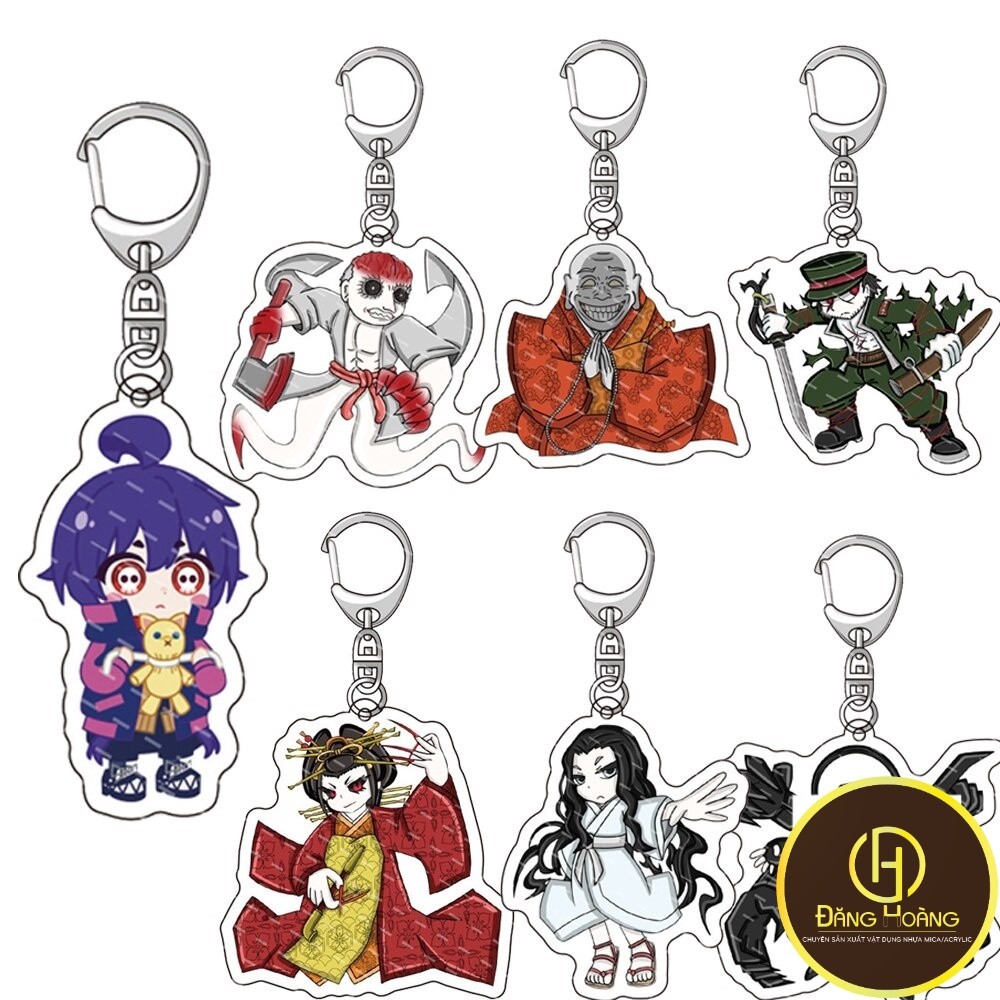 Yayoi Hozuki อะนิเมะ Dark Gathering Keitao Eiko Cosin พวงกุญแจ 2 ด้านใสอะคริลิคพลาสติกน่ารัก chibi อ