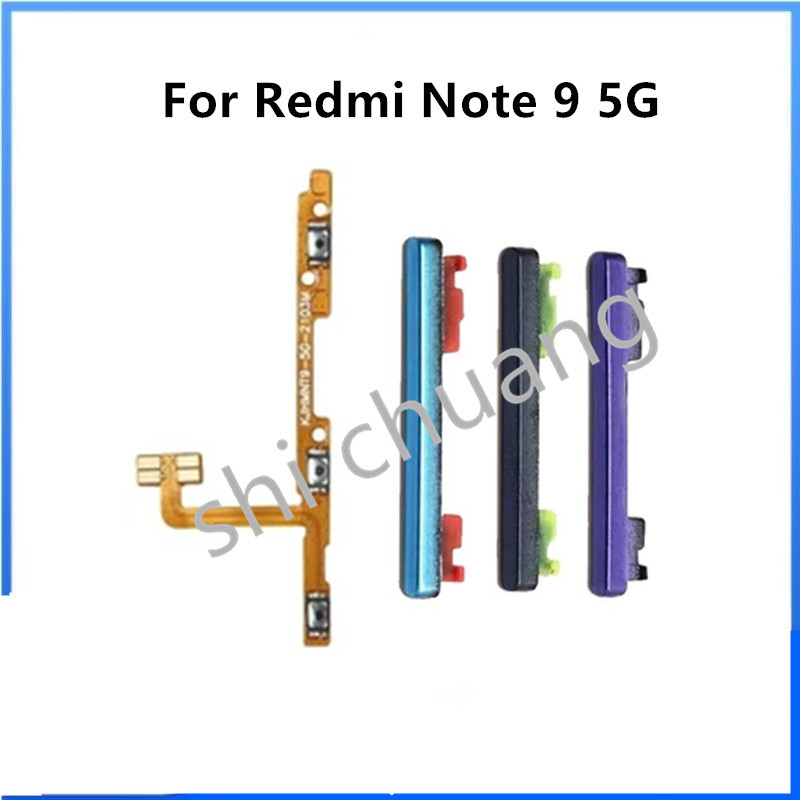 สําหรับปุ่มปรับระดับเสียง Redmi Note 9 5G Flex Power Flex เปลี่ยน