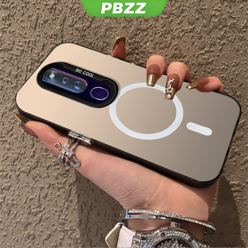 PBZZ FOR เคส สําหรับปลอก OPPO F11 Pro OPPO F11 เคสโทรศัพท์ เคสแข็ง TPU Protector Smooth กันกระแทก Cover ดีไซน์ใหม่ ความงาม ดึงดูดแม่เหล็กไร้สาย CYBSWX01