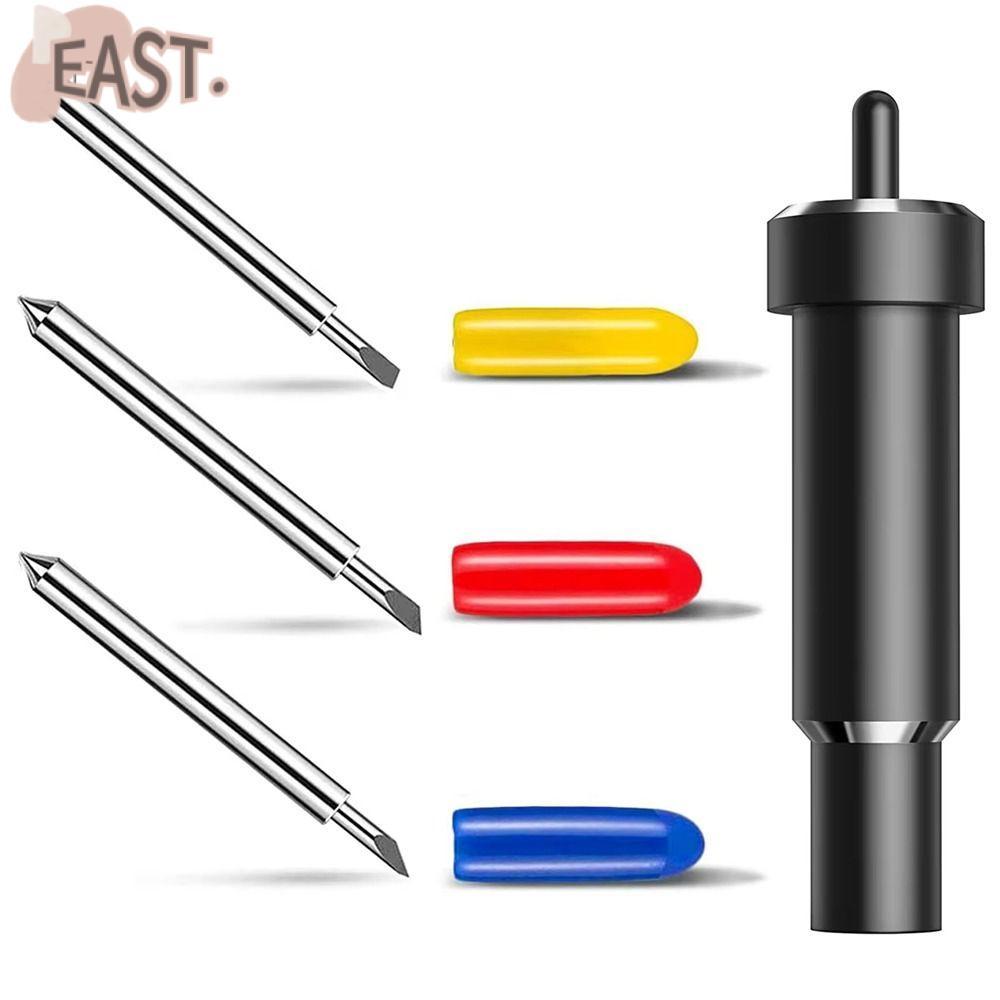 ใบมีด EASTS Plotter, ใบมีดตัดโลหะลึกทดแทน, ใบมีดเครื่องตัดไวนิลเรียบ 30 45 60 องศาสําหรับ Cricut Exp