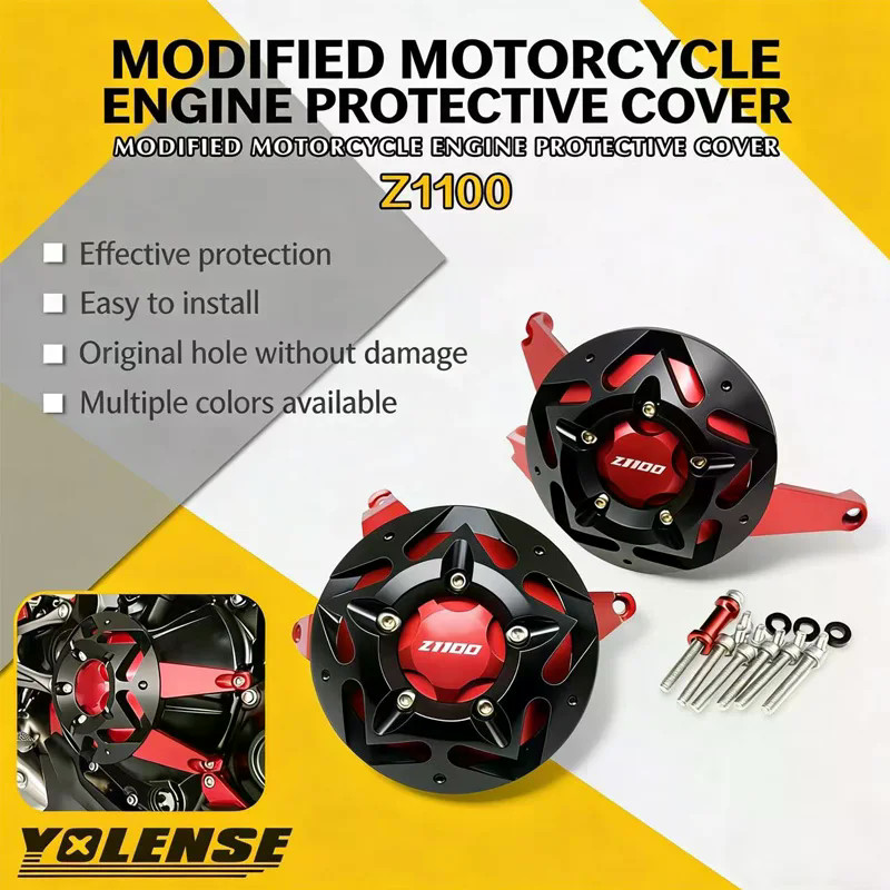 Fit สําหรับ Z1100 Z1100SE Z 1100 SE 2026 เครื่องยนต์รถจักรยานยนต์กรณี Stator คลัทช์ฝาครอบ Guards Cra