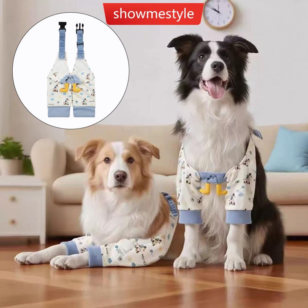 SES ความอบอุ่นสุนัขเข่ารั้ง Anti Lick Soft Puppy Elbow Protector ปรับ Breathable สัตว์เลี้ยงด้านหน้า