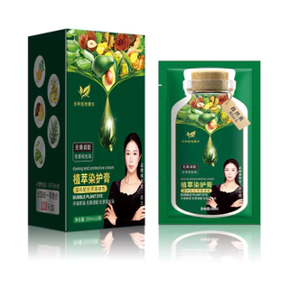 【ซื้อ 10 แถม 10】​​​​สีย้อมผมสมุนไพรบำรุงเส้นผม/ ​​โฟมสีย้อมผมแบบฟองอากาศ/สีย้อมผมสมุนไพรสำหรับชาย-หญิง/​​สีย้อมผมปกปิดผม