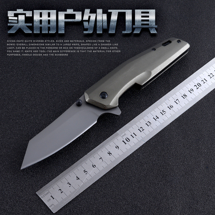 Folding knife for outdoor camping, self-defense, survival, high hardness, sharp military knife, outd