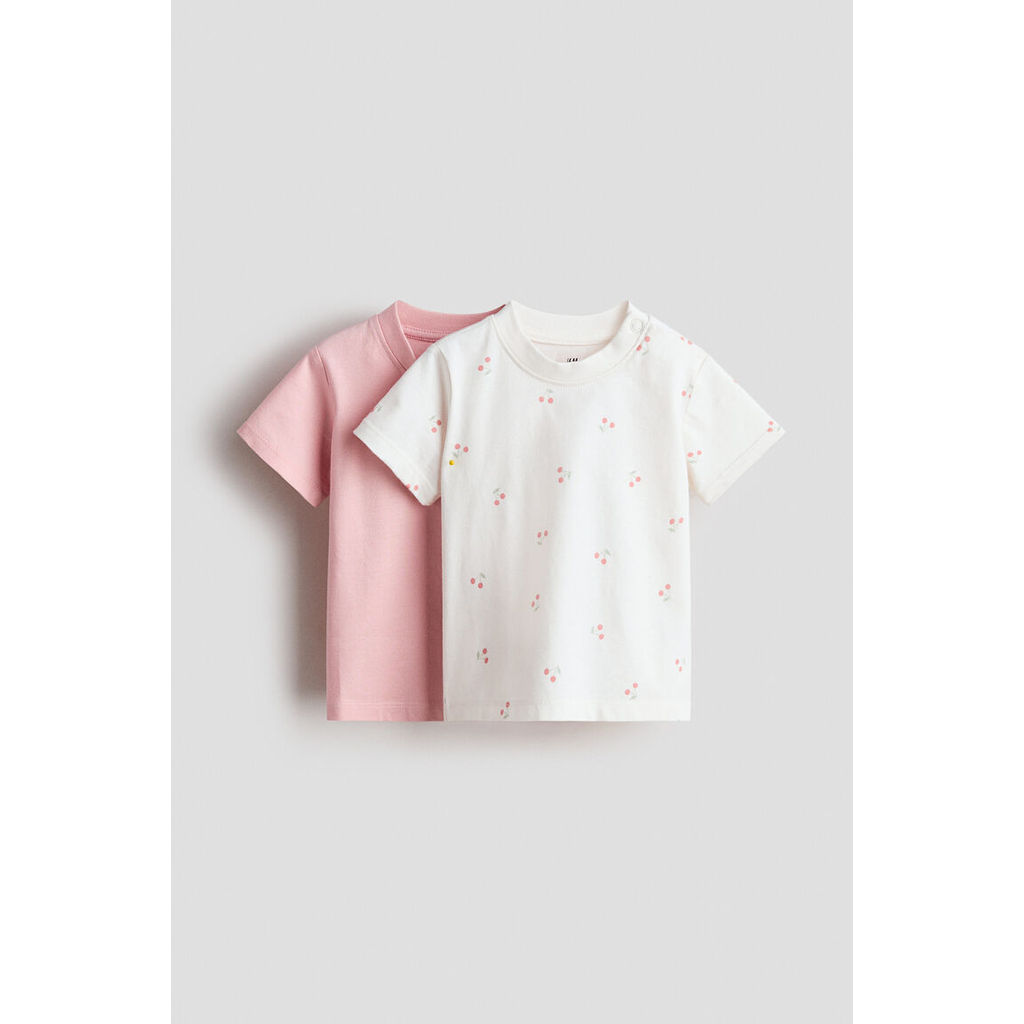 H&M(เอชแอนด์เอ็ม) เสื้อยืดผ้าคอตตอนแพ็ค 2 ตัว เด็กทารก 1088053_16