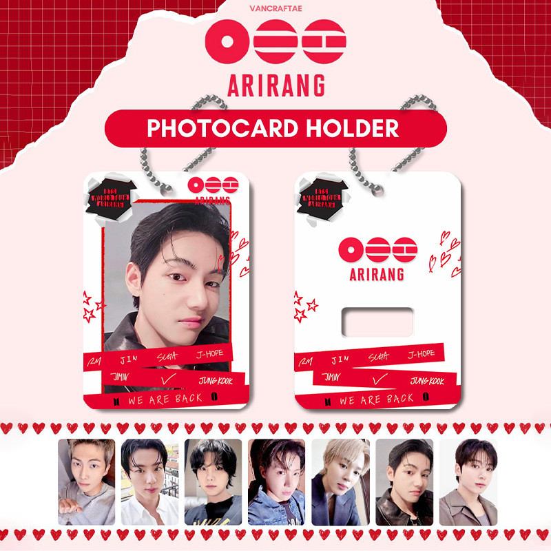 BTS Return อัลบั้ม ARIRANG การ์ดกรอบรูปพวงกุญแจ Photocard อะคริลิค 26.3.16