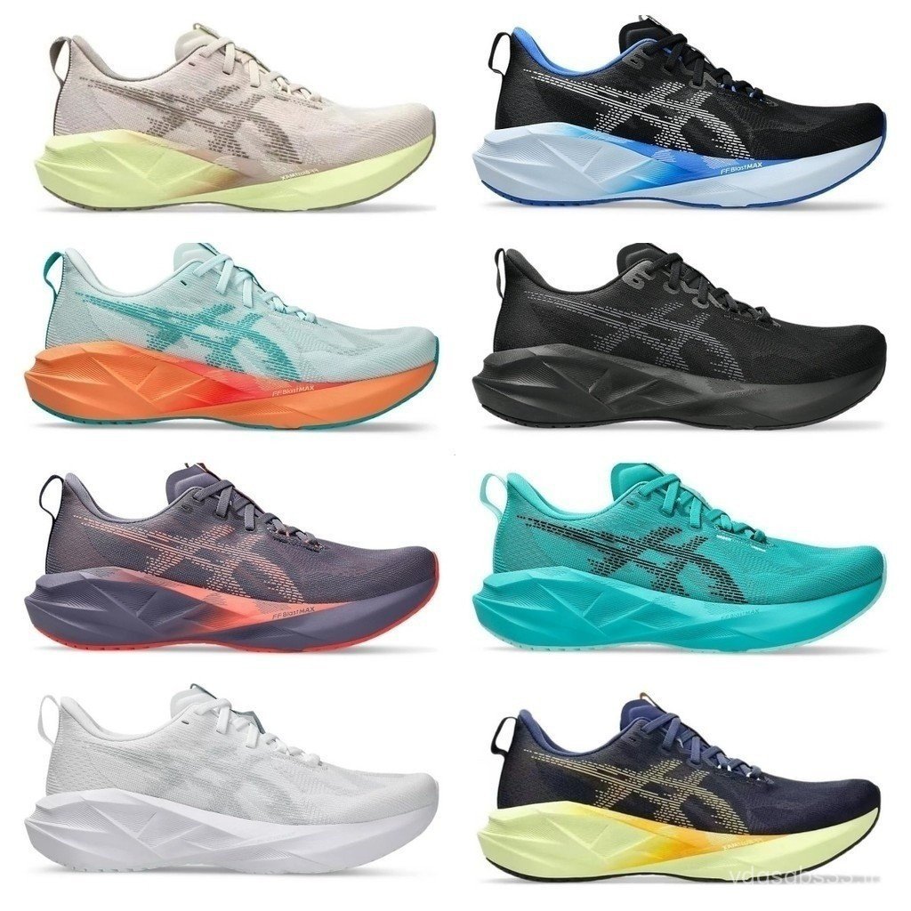 รีบซื้อ Asics NOVABLAST 5 รองเท้าวิ่งสําหรับบุรุษและสตรี HQZE WZ7Z Q6TF 51A7 XM3C