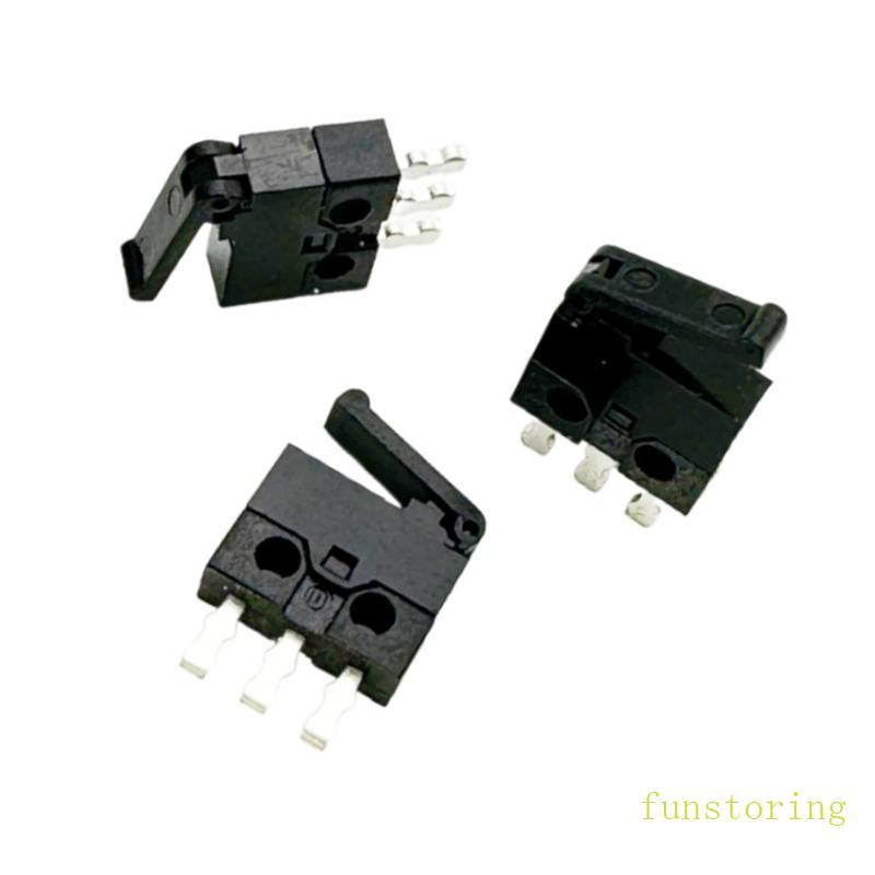 FUN MDS001C พลาสติก MicroSwitch 3Pin สําหรับอุปกรณ์อิเล็กทรอนิกส์พร้อมระบบตอบสนองอย่างรวดเร็วและกลไก