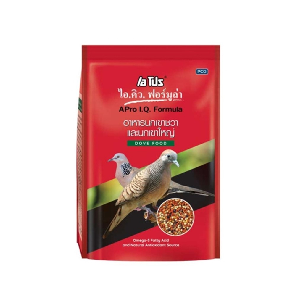 Apro IQ Formula อาหารนกเขาชวา และนกเขาใหญ่ 1 Kg.