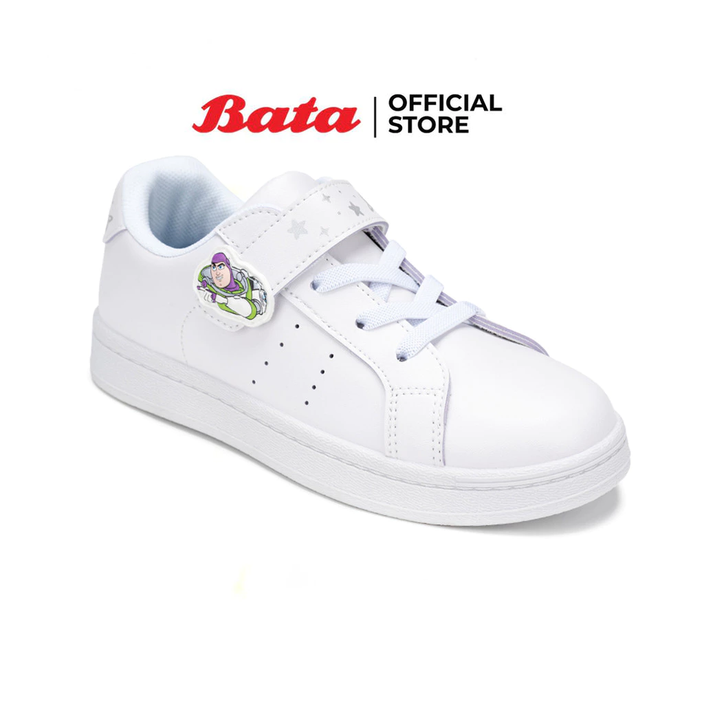 Bata บาจา รองเท้านักเรียนพละ ลาย Toystory สำหรับเด็กผู้ชาย รุ่น TOYSTORY_G126 สีขาว 3411201