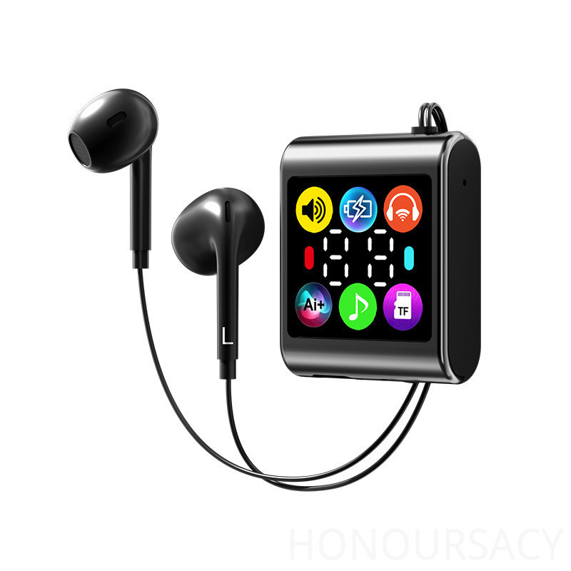 BONINE ไฮไฟสเตอริโอหูฟังสําหรับเล่นเกมมืออาชีพคาราโอเกะหูฟังบลูทูธLapel-clipชุดหูฟังบลูทูธแฮนด์ฟรีสํ