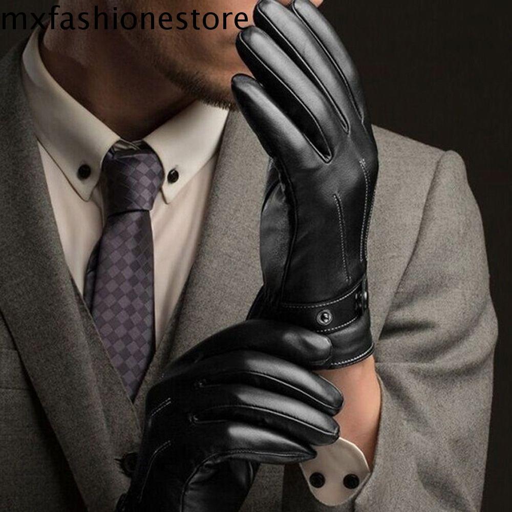 Mxfashione ถุงมือหนัง กันลม สําหรับขี่รถจักรยานยนต์