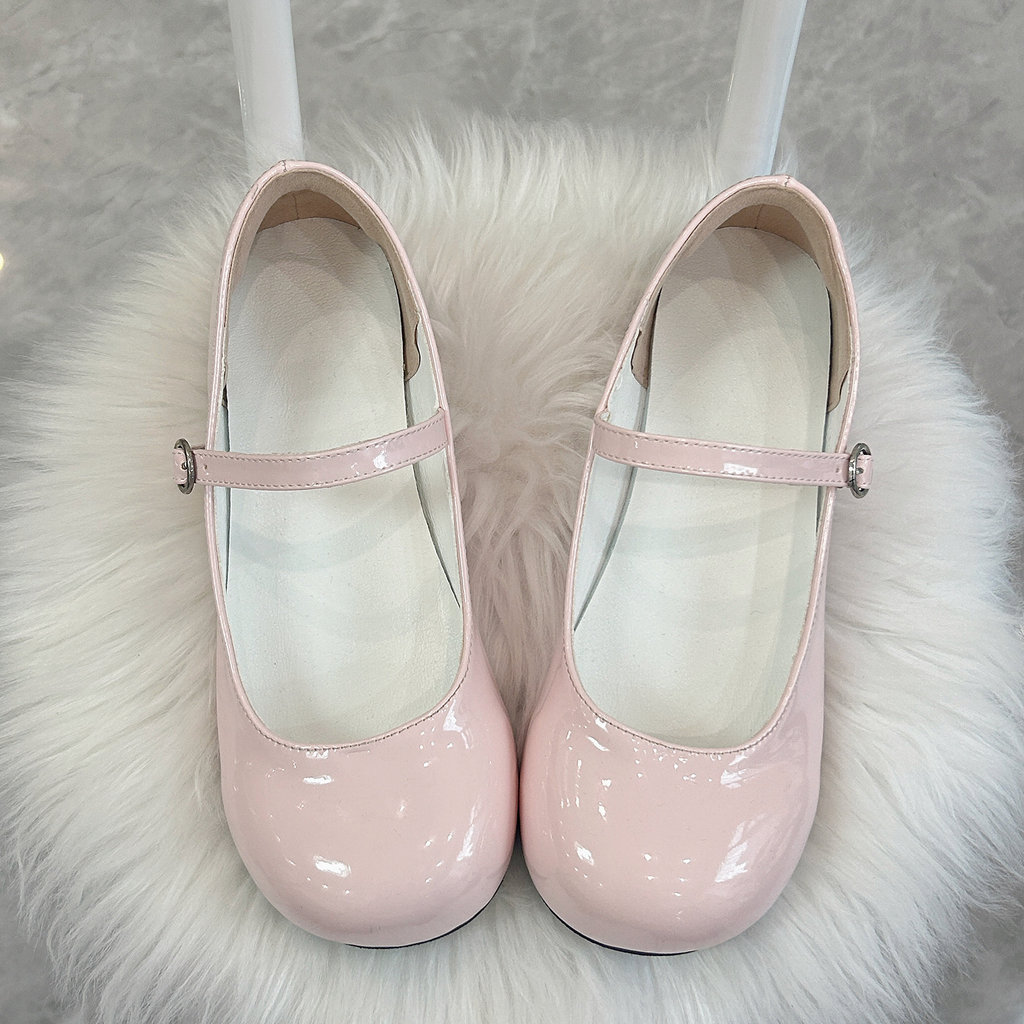 Basic Style Forest Doll Lolita Round Toe Cute All-Match Lolita Flat Commuter Shoes lo Shoes