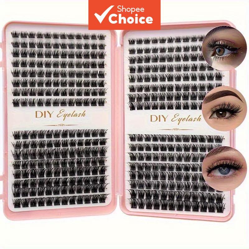Lash Book 6-Density, 30D-100D Wispy Individual D Curl 8-16mm, Natural Extensions