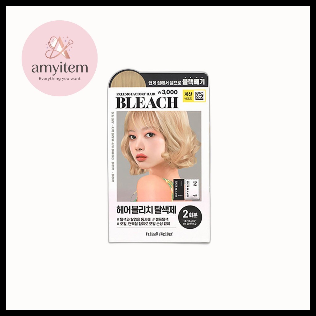 [daiso] Freemo Factory Hair Bleach, 80ml, 2pc / Korean Hair Bleach / Lightening Kit / ของแท้ 100% โด