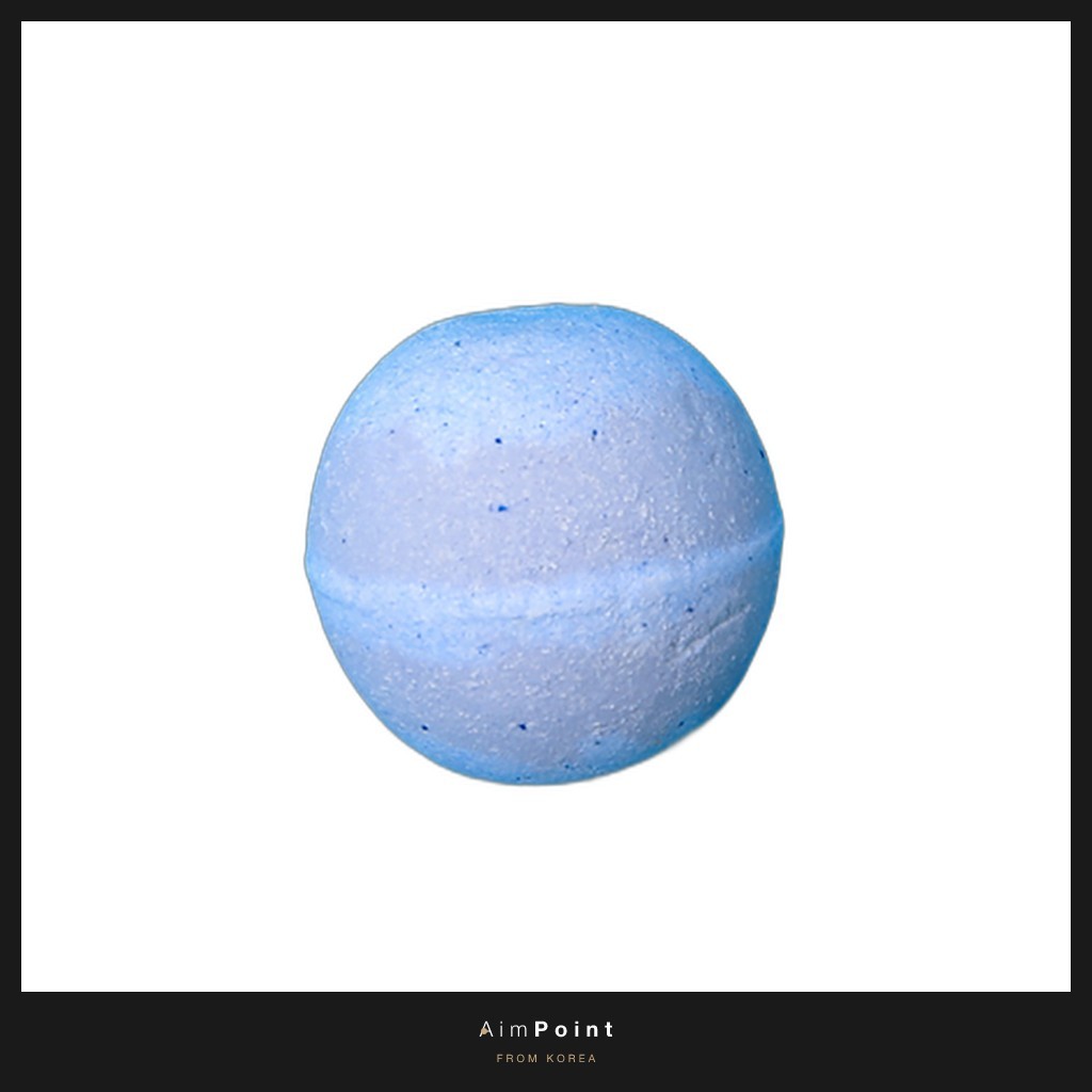 [daiso] Foaming Bath Bomb (สีฟ้าอ่อน), 150g, 1 ชิ้น / Foaming Bath Bomb / Fizzy Relaxation โดย AimPo