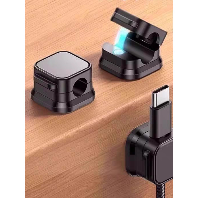 usb hub สายยาว usb hub 3.0 Magnetic Cable Organizer Desktop Car Data Cable Storage Tidy-up Mobile Ph